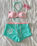 Y2K Fashion Floral Bikini Set for Summer