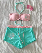 Y2K Fashion Floral Bikini Set for Summer
