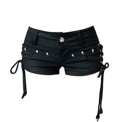 Y2k Low Rise Jean Shorts For Trendy Style
