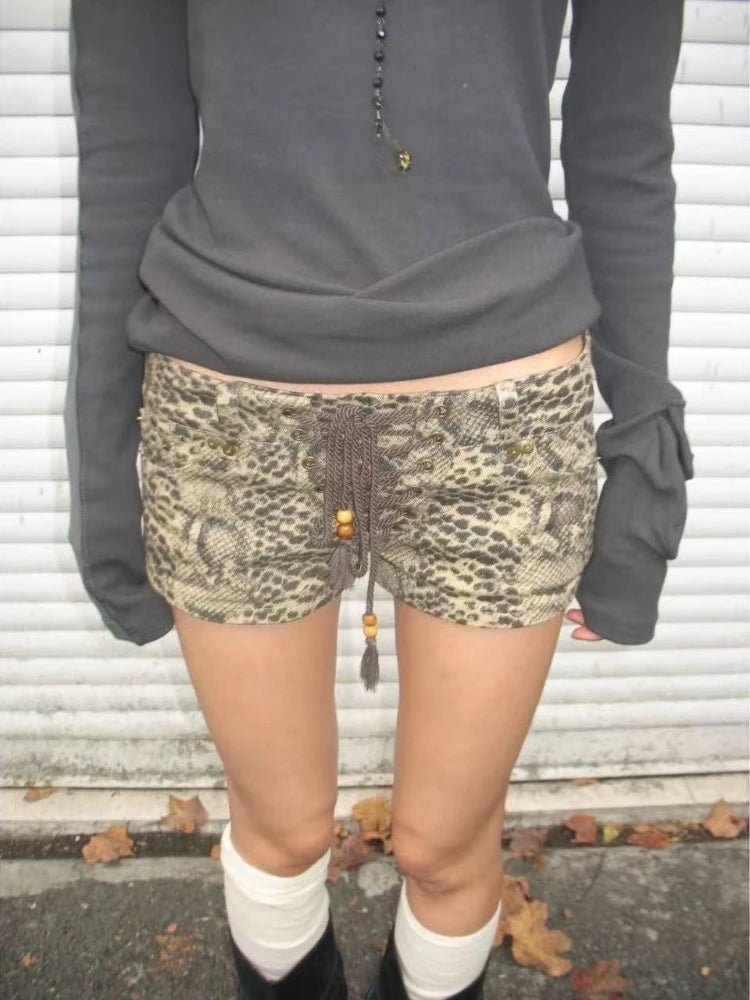 Y2k Low Rise Jean Shorts For Trendy Style