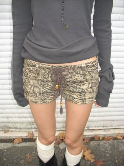 Y2k Low Rise Jean Shorts For Trendy Style