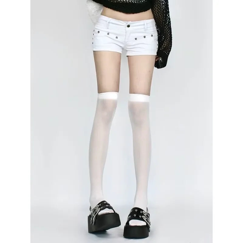Y2k Low Rise Jean Shorts For Trendy Style