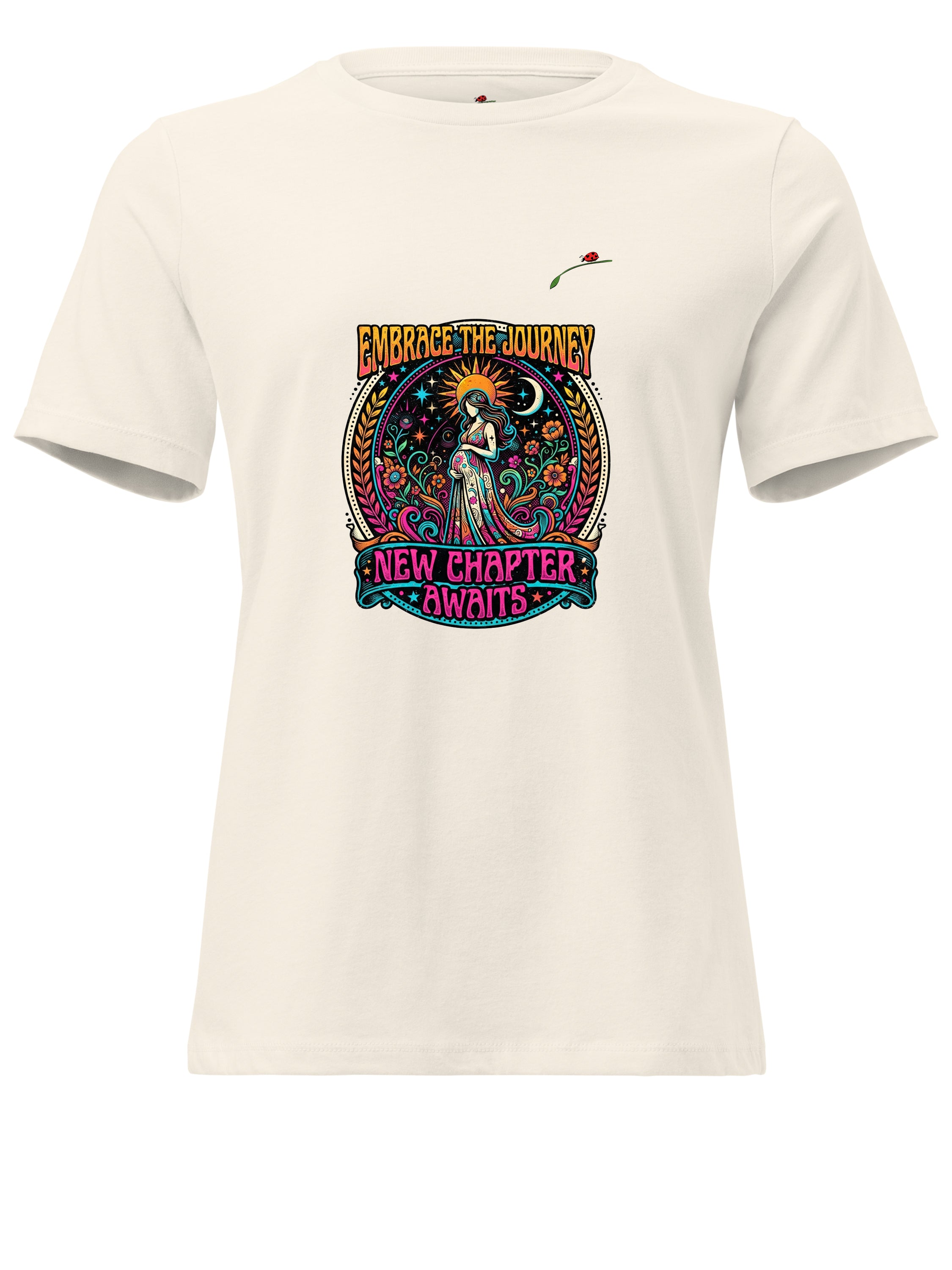 LuckeLadybug LLC T-Shirt featuring Zendaya inspired design with a motivational message and colorful graphics